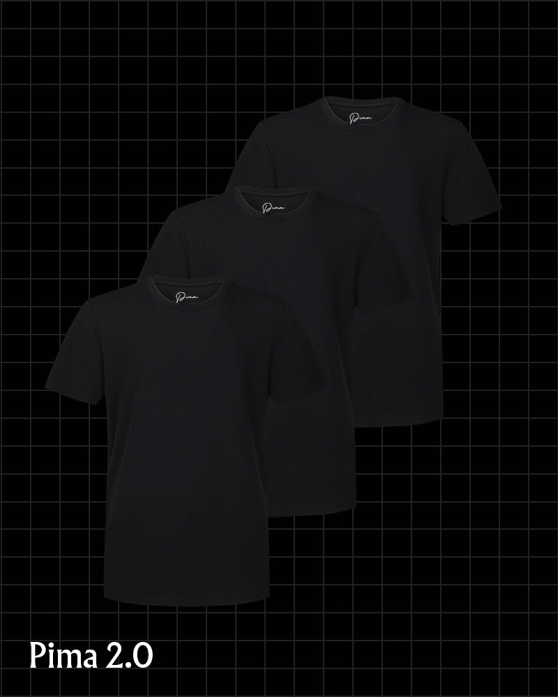 3pk Pima 2.0 T-skjorte