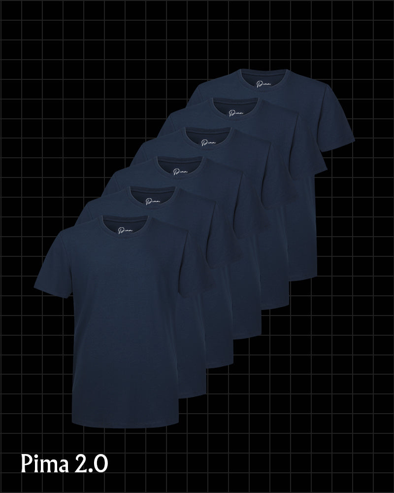 6pk Pima 2.0 T-skjorte