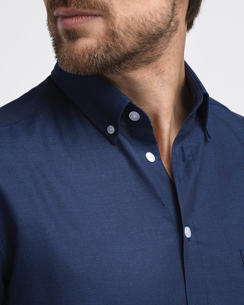 Perfect Linen Shirt Marine