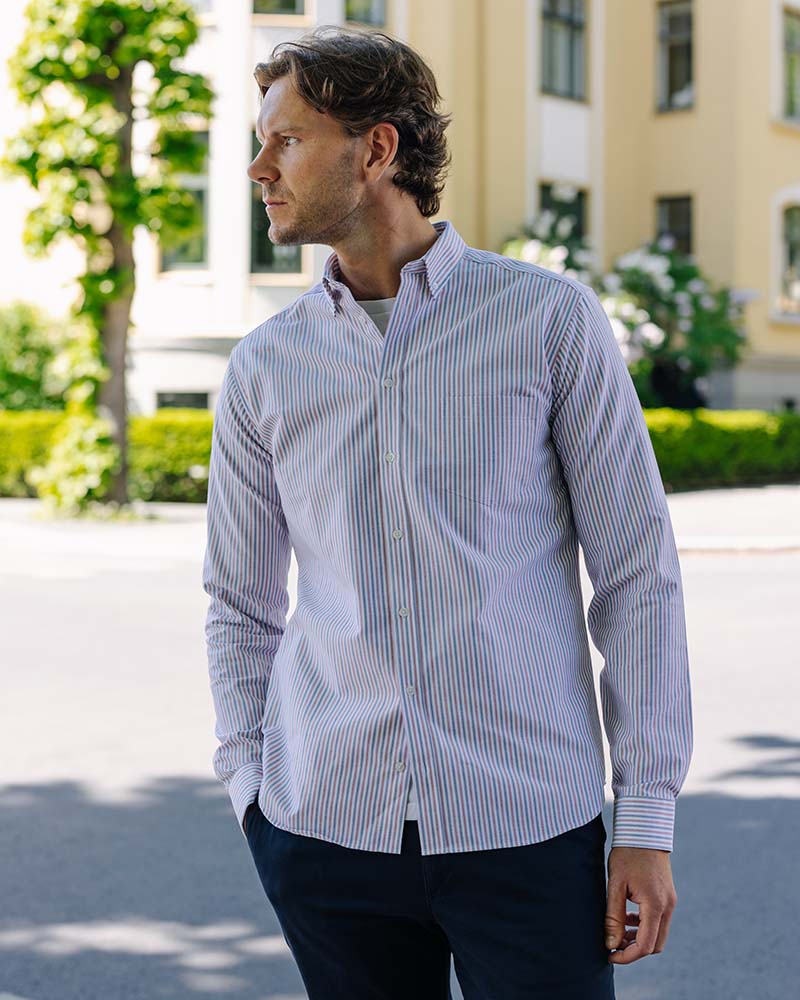 Perfect Oxford Rødstripet