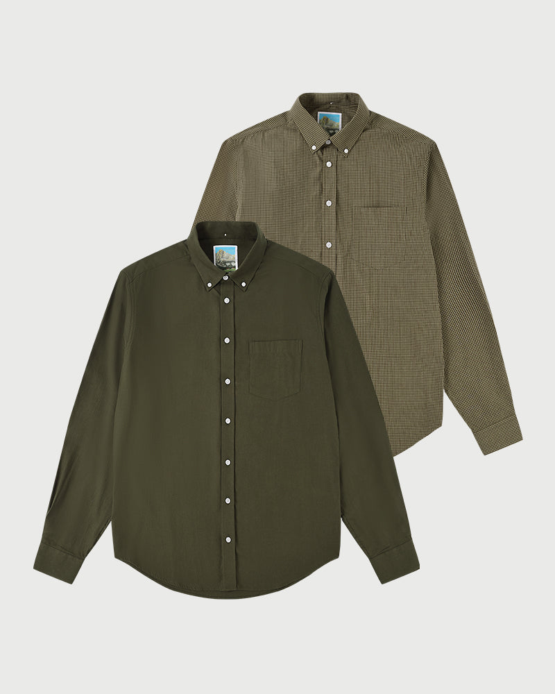 2pk Skjorte: Bosco Flannel + Montagna
