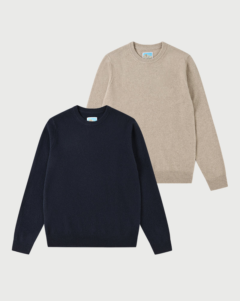 2pk Merino Wool Crewneck