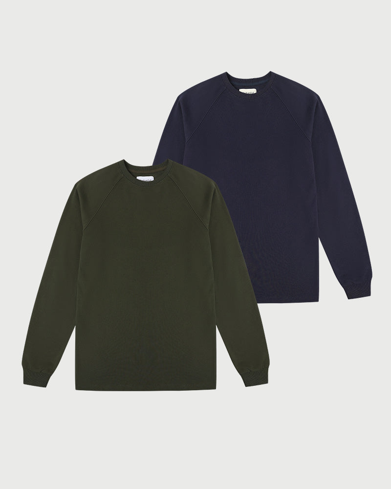 2pk Timeless Raglan Forest Night + Marine