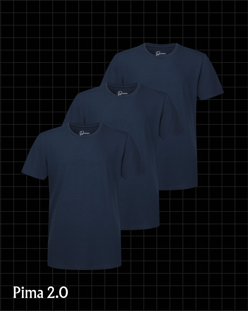 3pk Pima 2.0 T-skjorte
