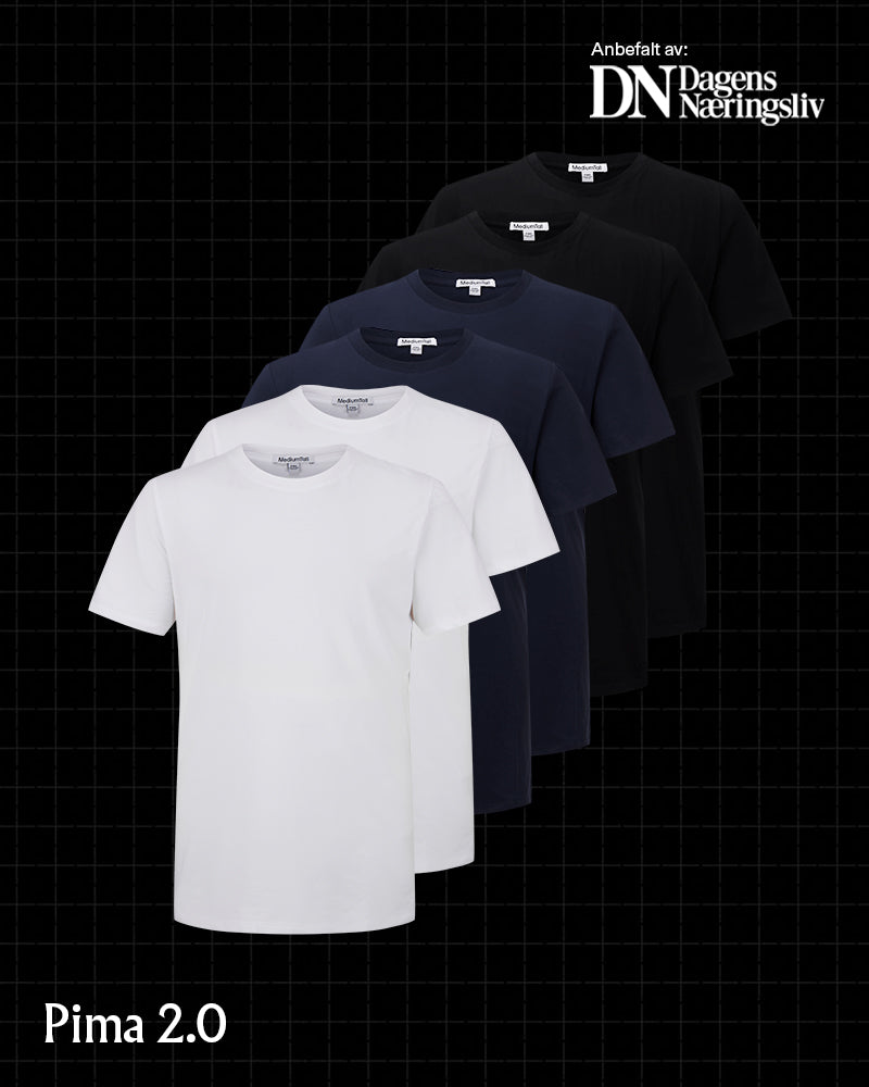 6pk Pima 2.0 T-skjorte