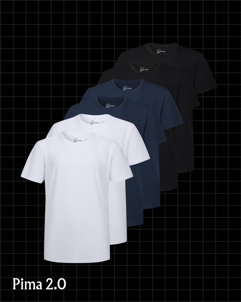 6pk Pima 2.0 T-skjorte
