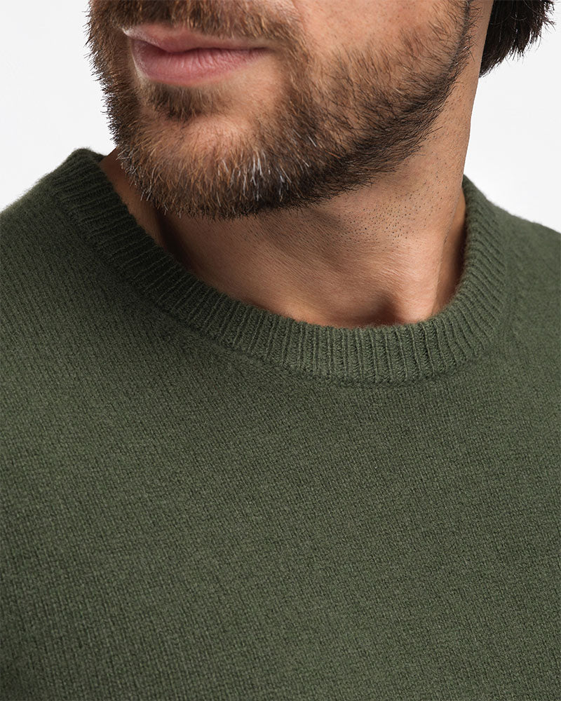 Merino Wool Crewneck Grønn