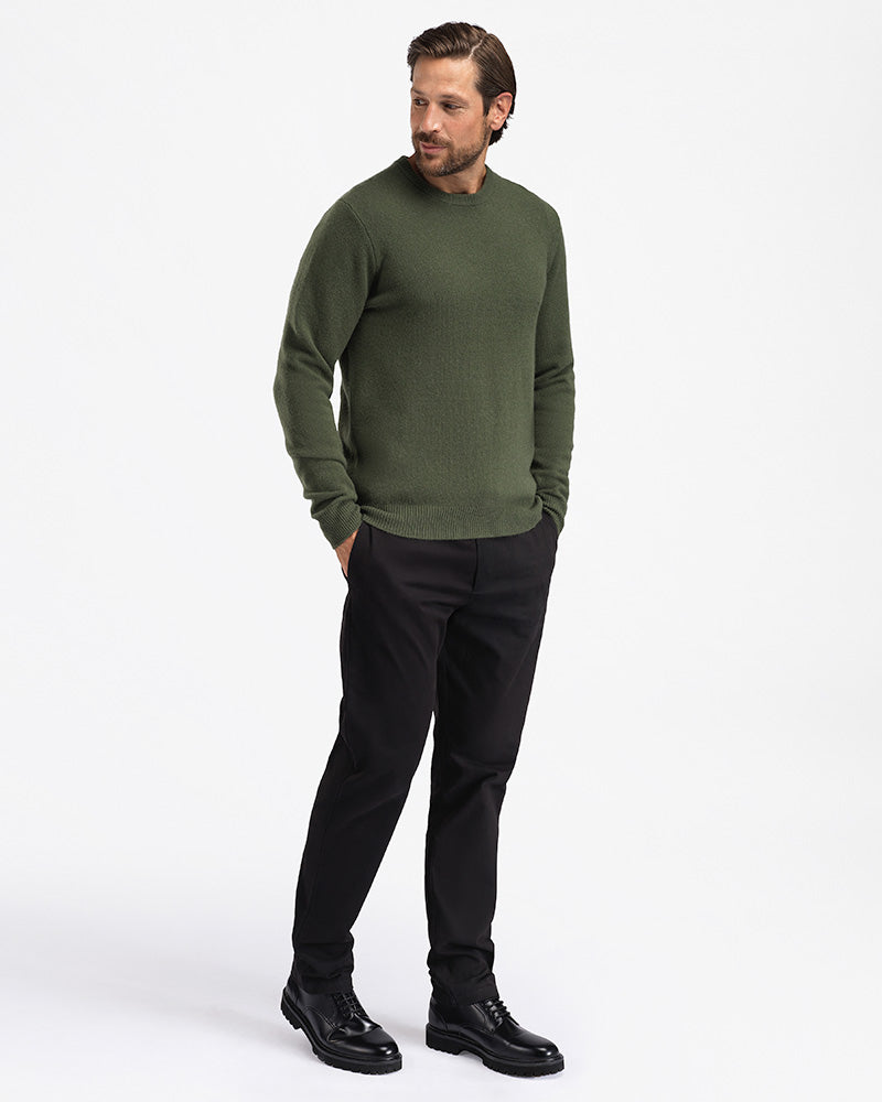 Merino Wool Crewneck Grønn