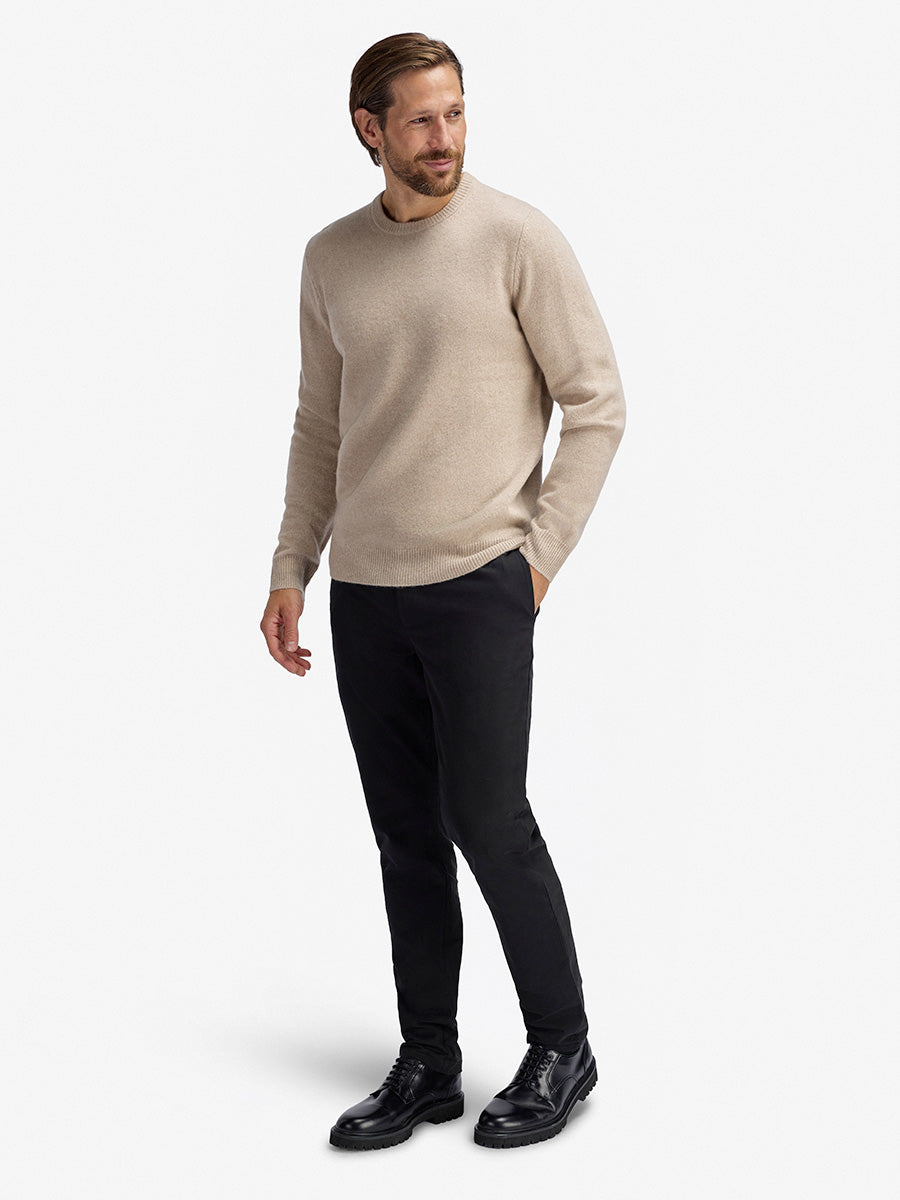Merino Wool Crewneck Sand