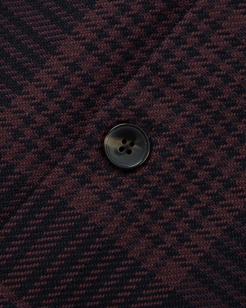 2pk Flannel Overshirt Checkered Blue+ Deep Burgund