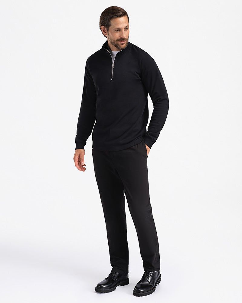 Timeless Half-Zip Black