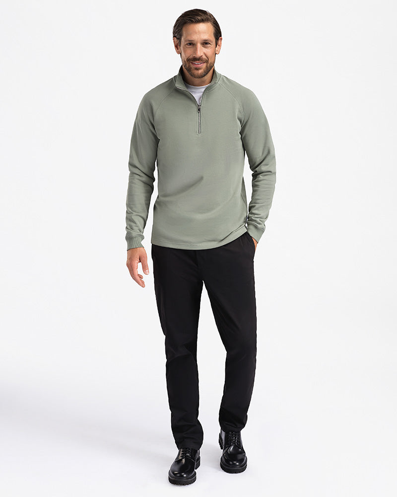 2pk Timeless Half-Zip Sea Spray + Forest Night