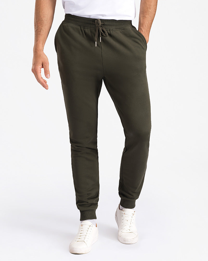 2pk: Forest Night Joggebukse + Half-Zip Genser