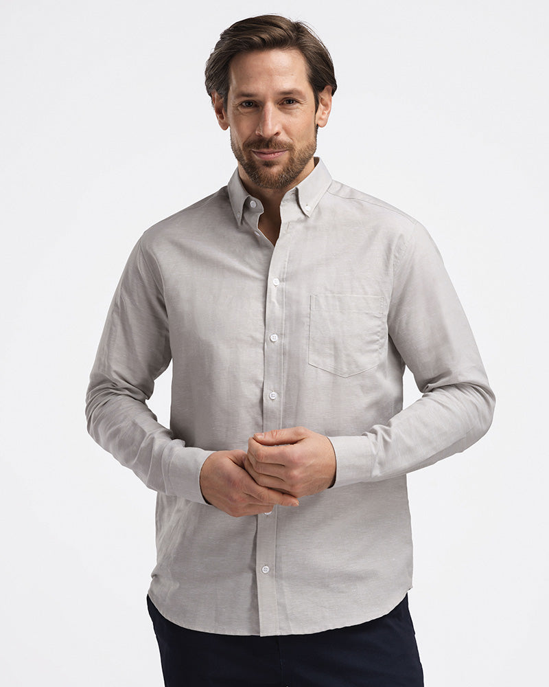 Perfect Linen Shirt Kelp