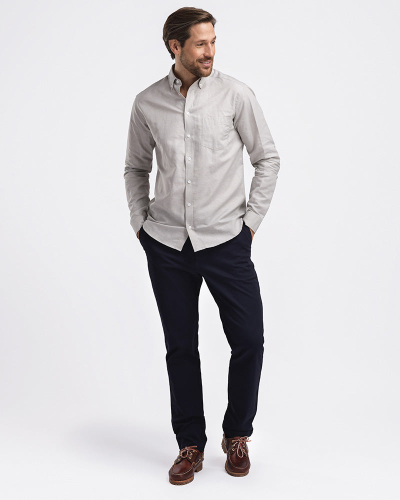 Perfect Linen Shirt Kelp