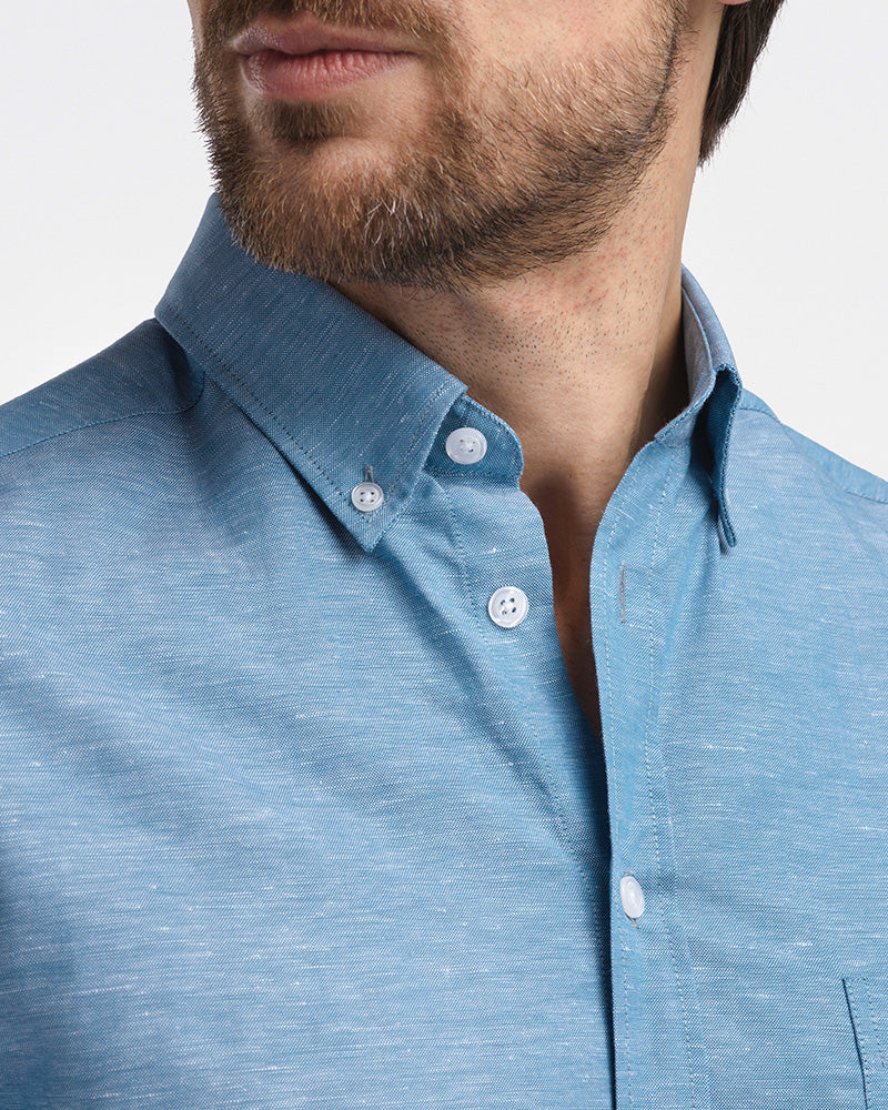 Perfect Linen Shirt Teal