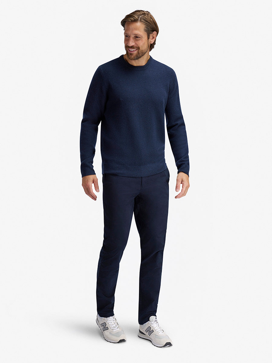 Merino Wool Crewneck Marine